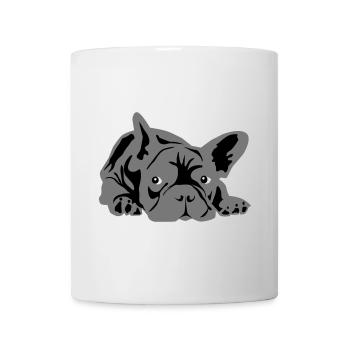 bouledogue français 2 couleurs - Mug blanc - blanc - Devant