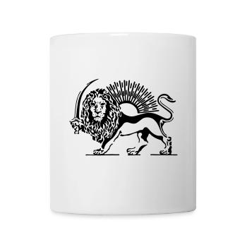 Shir O Khorshid - Sonne und Löwe - Tasse - Weiß - Vorne