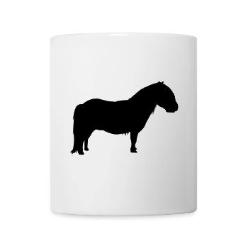 Shetty poney Shetland - Mug blanc - blanc - Devant
