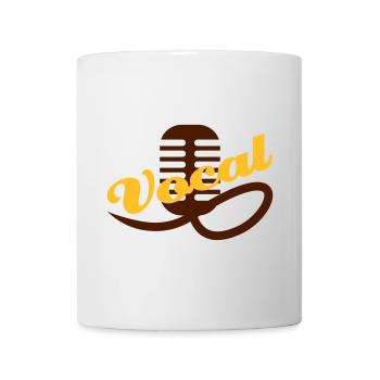 Vocal | Gesang | Musik | Band | Rockband - Mug blanc - blanc - Devant