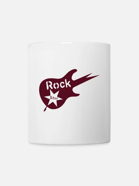 Rock Star - Tasse - Weiß
