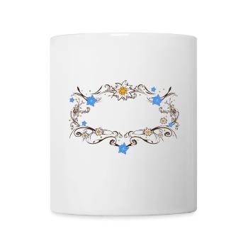 An Edelweiss and gentian frame - Mug - white - Front