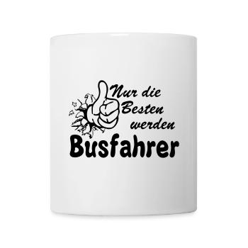 Busfahrer Bus Omnibus Busfahrer nur die Besten(25) - Tasse - Weiß - Vorne