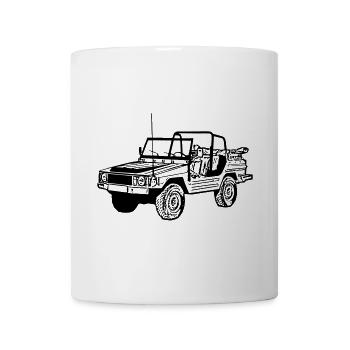 Offroad ,Geländewagen , 4x4 Fun , Kult , Auto (25) - Tasse - Weiß - Vorne