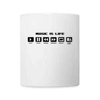 music 2 - Mug blanc - blanc - Devant