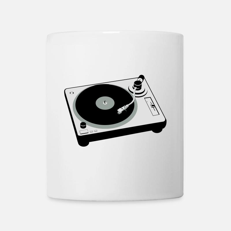 Turntable - Tasse - Weiß