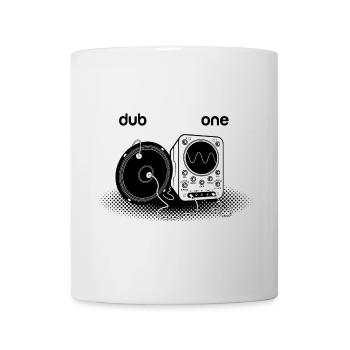 dub sound one - Mug blanc - blanc - Devant