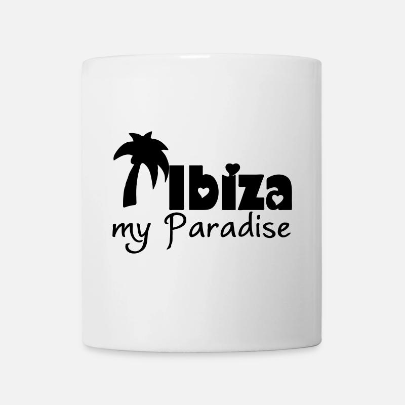 Ibiza Paradise Spanien Balearen Urlaub Geschenk - Tasse - Weiß