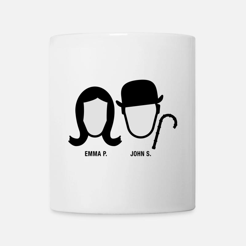 Chapeau Melon (S-03-EP-JS) - Mug blanc - blanc