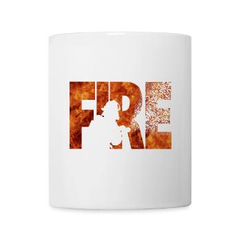 Firefighter - Mug - white - Front