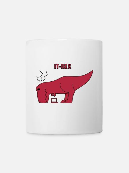 Informatik IT-Rex - Tasse - Weiß