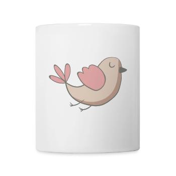 Vogel - Tasse - Weiß - Vorne