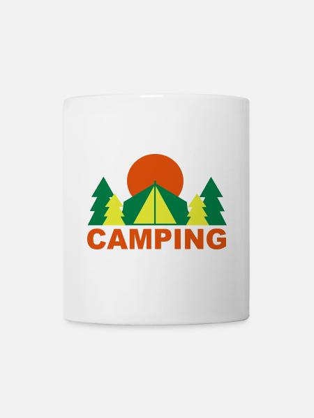 camping - Mug - white