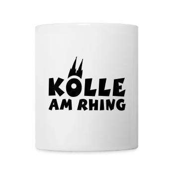 Köln am Rhein - Kölle am Rhing - Tasse - Weiß - Vorne