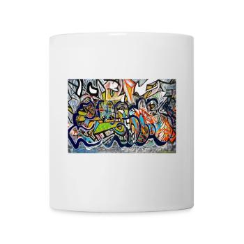 graffiti wall - Mug - white - Front