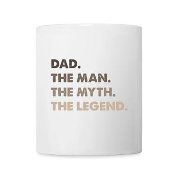 Meilleur papa. Papa de l'année. Des cadeaux pour les papas Super Papa - Mug blanc - blanc - Devant