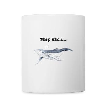 Good night whales - Sleep whale Zzz - baleine - Mug - white - Front