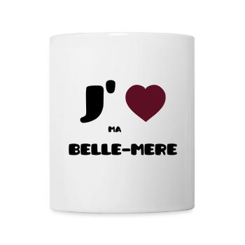 J'aime ma belle-mère (V) - Mug blanc - blanc - Devant