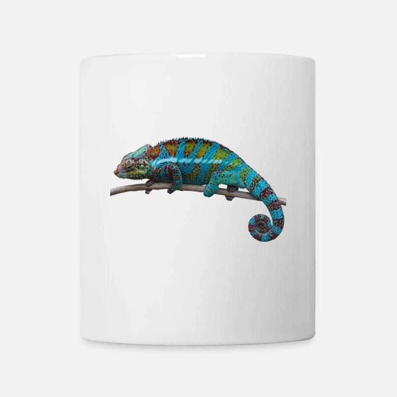 Caméléon - Mug blanc - blanc