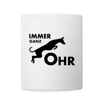podenco - Mug blanc - blanc - Devant
