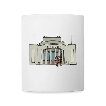 Volksbühne de Berlin c - Mug blanc - blanc - Devant