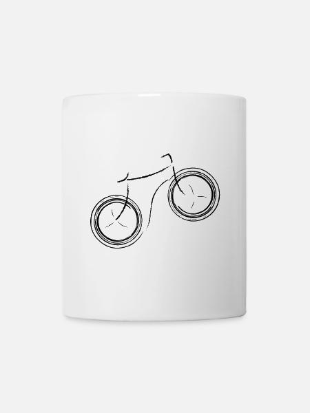 Peppy Bicycle logo - Mug - white