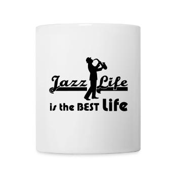 Jazz Life Music Musicien Groupe Paroles Cadeau - Mug blanc - blanc - Devant