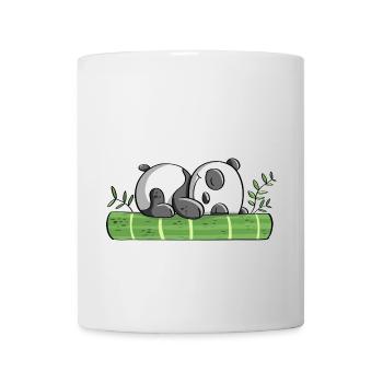 Our dream Panda ZZzzZZzz - Pandas - Bear - Comic - Mug - white - Front