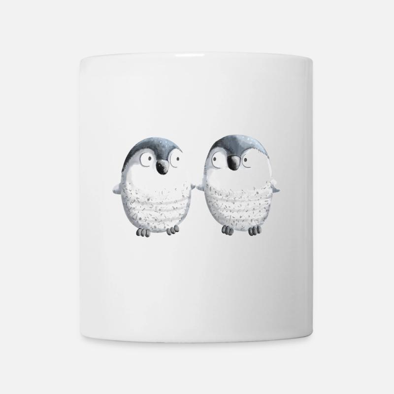 Best Friends Pinguine - Pinguin - Comic - Paar - Tasse - Weiß