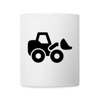 Bagger - Tasse - Weiß - Vorne