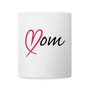 Mom Herz - Tasse - Weiß - Vorne