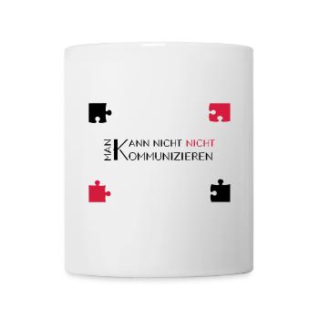 communication watzlawick - Mug - white - Front