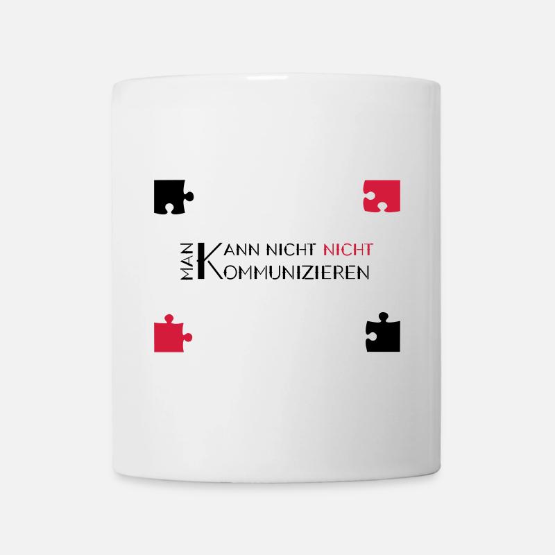 communication watzlawick - Tasse - Weiß