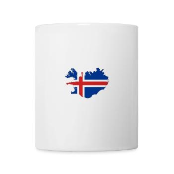 Island - Tasse - Weiß - Vorne