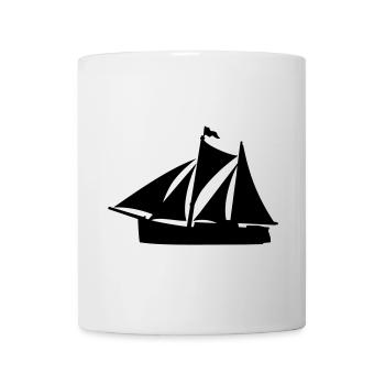 Zweimaster - Tasse - Weiß - Vorne