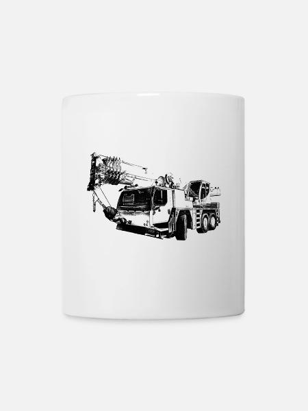 grue mobile - Mug blanc - blanc
