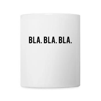 bla bla 1 T-Shirt - Tasse - Weiß - Vorne
