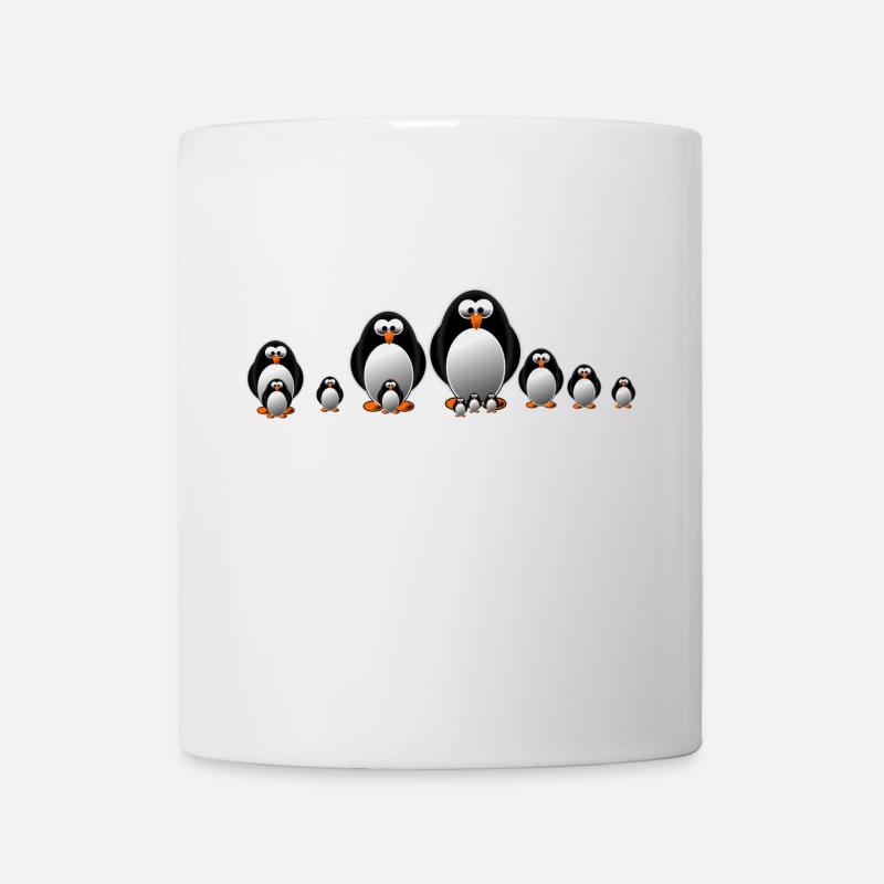 Penguin family - Mug - white