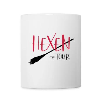 Hexen on tour - Party Fasching Halloween - Tasse - Weiß - Vorne