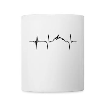 BERGE IM HERZEN - Tasse - Weiß - Vorne