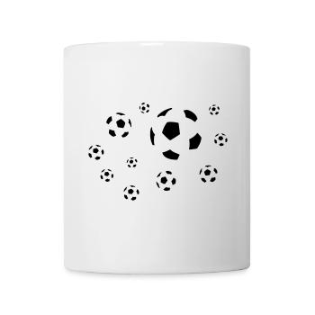 football - Mug blanc - blanc - Devant