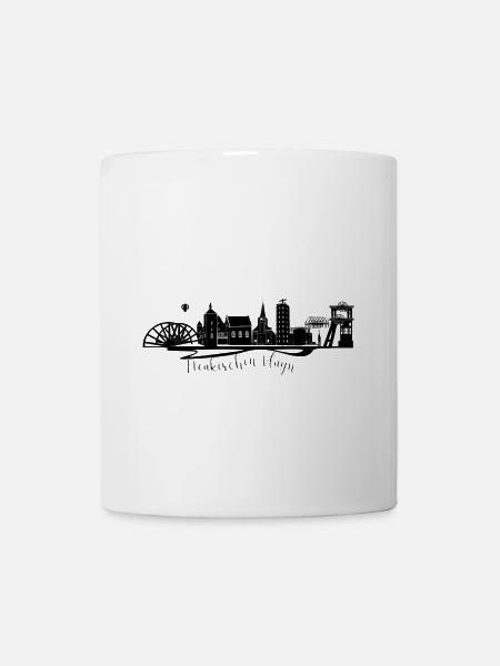Stadtlandschaft . Neukirchen Vluyn - Tasse - Weiß