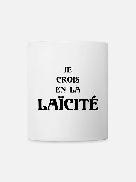 Laïcité - Mug blanc - blanc