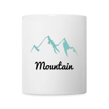 Paysage de montagne montagne idée cadeau sport - Mug blanc - blanc - Devant