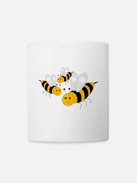 abeille - Mug blanc - blanc
