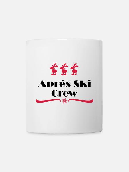 apres ski - Tasse - Weiß