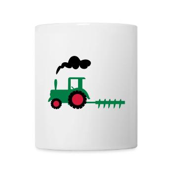traktor trecker landwirtschaft - Tasse - Weiß - Vorne