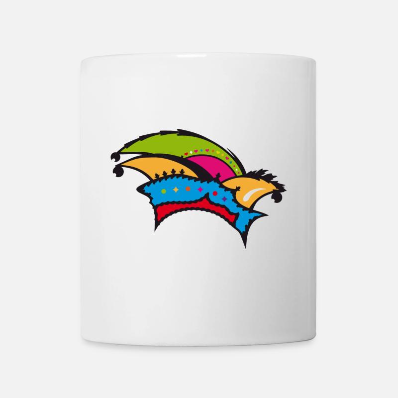 Eine Narrenkappe für den Karneval - Tasse - Weiß