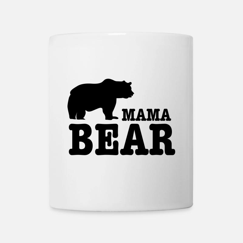mama bear - Tasse - Weiß