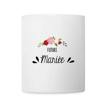 Future mariée - Mug blanc - blanc - Devant